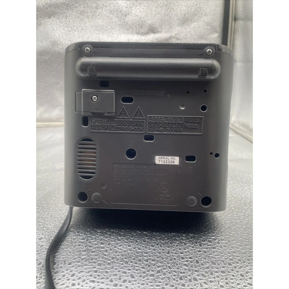 Sony Dream Machine AM/FM Radio LED Alarm Clock ICF-C218  - TESTED